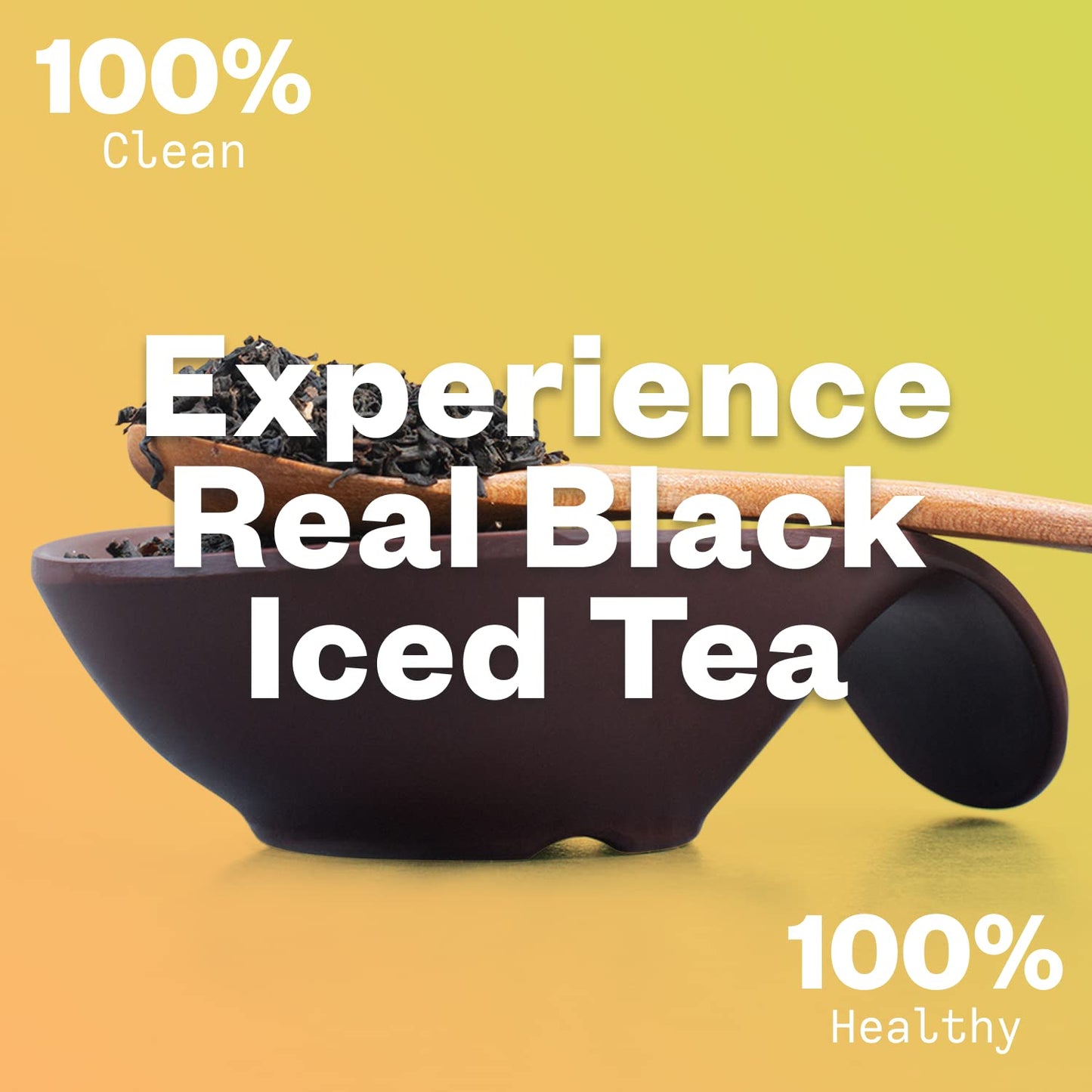 Purisure Unsweetened Iced Tea Powder, Instant Black Tea Powder, Real Black Tea Leaves, Powdered Iced Tea Unsweetened With Zero-Calories, Sugarless Instant Tea Powder, 4 Oz, 192 Serving Pack