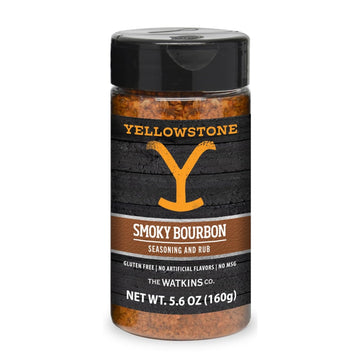 Watkins Yellowstone Smoky Bourbon Seasoning and Rub, 5.6oz, Pack of 1