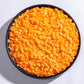 NIPEOR Orange Heart Sprinkles - Jumbo Heart Shapes for Cake Decorating - 3.53 oz