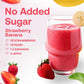 Dr. Smoothie 100% Crushed Strawberry Banana - No Added Sugar, Made With Real Fruits/Fruit Juice - Vegan, No Artificial Colors Or