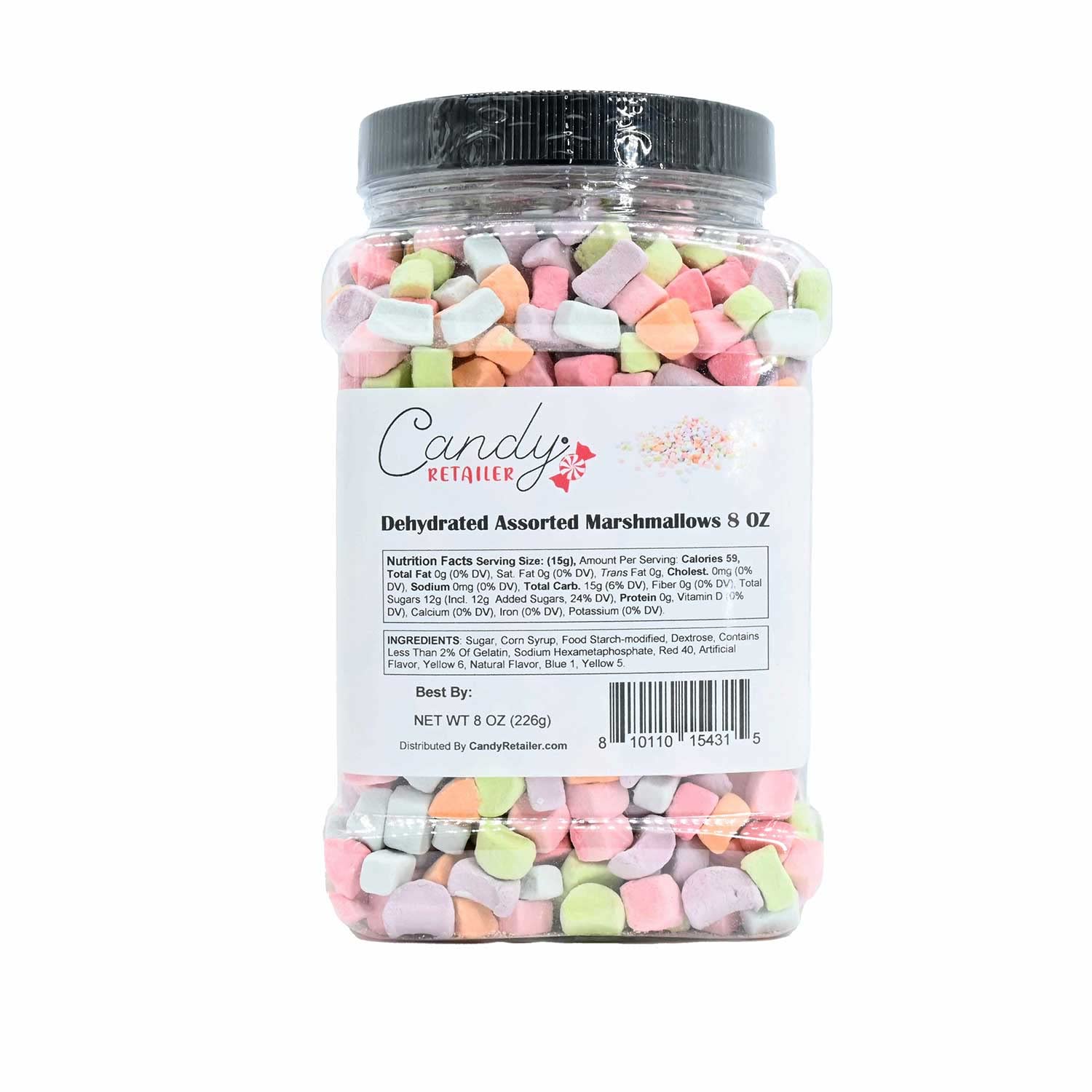 Candy Retailer Dehydrated Marshmallows (Assorted, 8 Ounce)