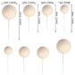 Rssta i Foam and Metal Cake Toppers, 30 PCS Mini Balloon Balls, Khaki, Model XM402, Baby Shower, Birthday, Wedding Decorations