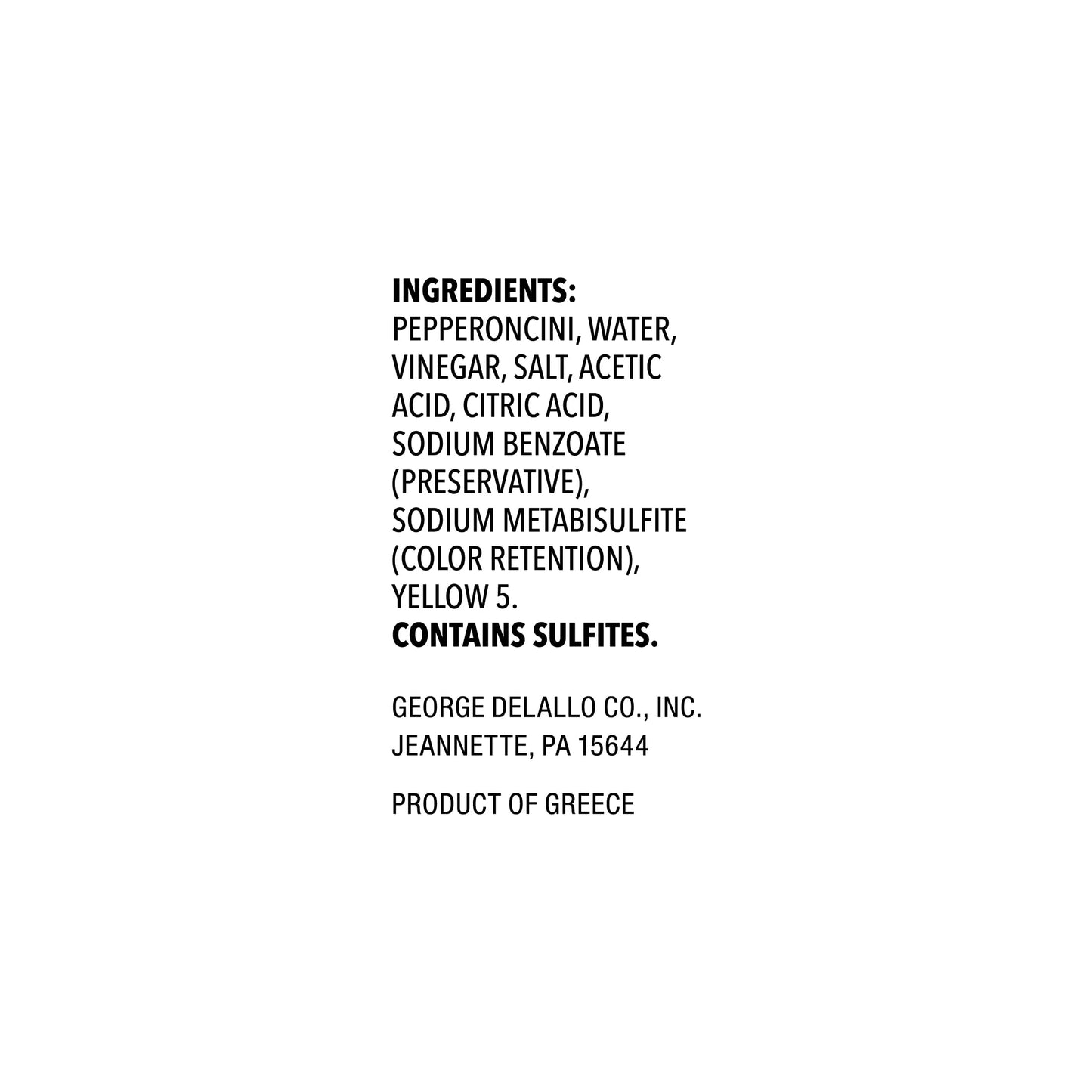 Delallo, Pepperoncini Mild, 25.5 Oz, (Pack Of 6)