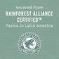 Allegro Coffee Rainforest Blend Whole Bean Coffee, 12 oz