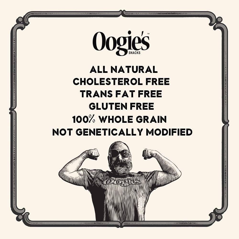 Oogies Gourmet Popcorn 4 Pack Hickory Smoked Gouda Gluten Free 4.25 Ounce Big Bag