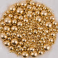 Sentovac Bright Gold Pearl Sugar Sprinkles For Cake Decorating | Mixing Size Cupcake Toppers | 1 Bottle 4.23Oz/ 120G Decorating Celebrations Wedding Shower Party Chirstmas Supplies