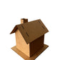 Gingerbread House Kit (Cardboard) - Pack of 5 - Small Size - Designed & Made in The USA - Christmas Holiday Craft for Home, Clas