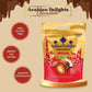 Intense Delish Arabian Delights Chocodate Assorted Pouch 460 Gms - Variety Of Milk, Dark, White & Coconut Flaked Chocolates Cove