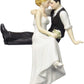 Weddingstar Look Of Love Bride And Groom Porcelain Figurine Cake Topper, 4 1/8'' X 4 1/2'' H