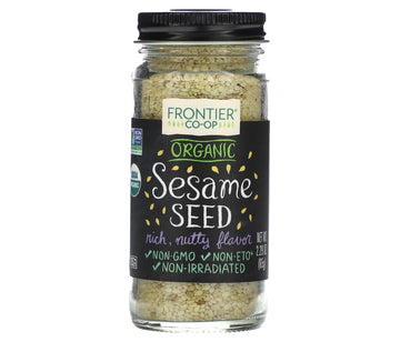 FRONTIER Organic Hulled Sesame Seed, 2.29 OZ
