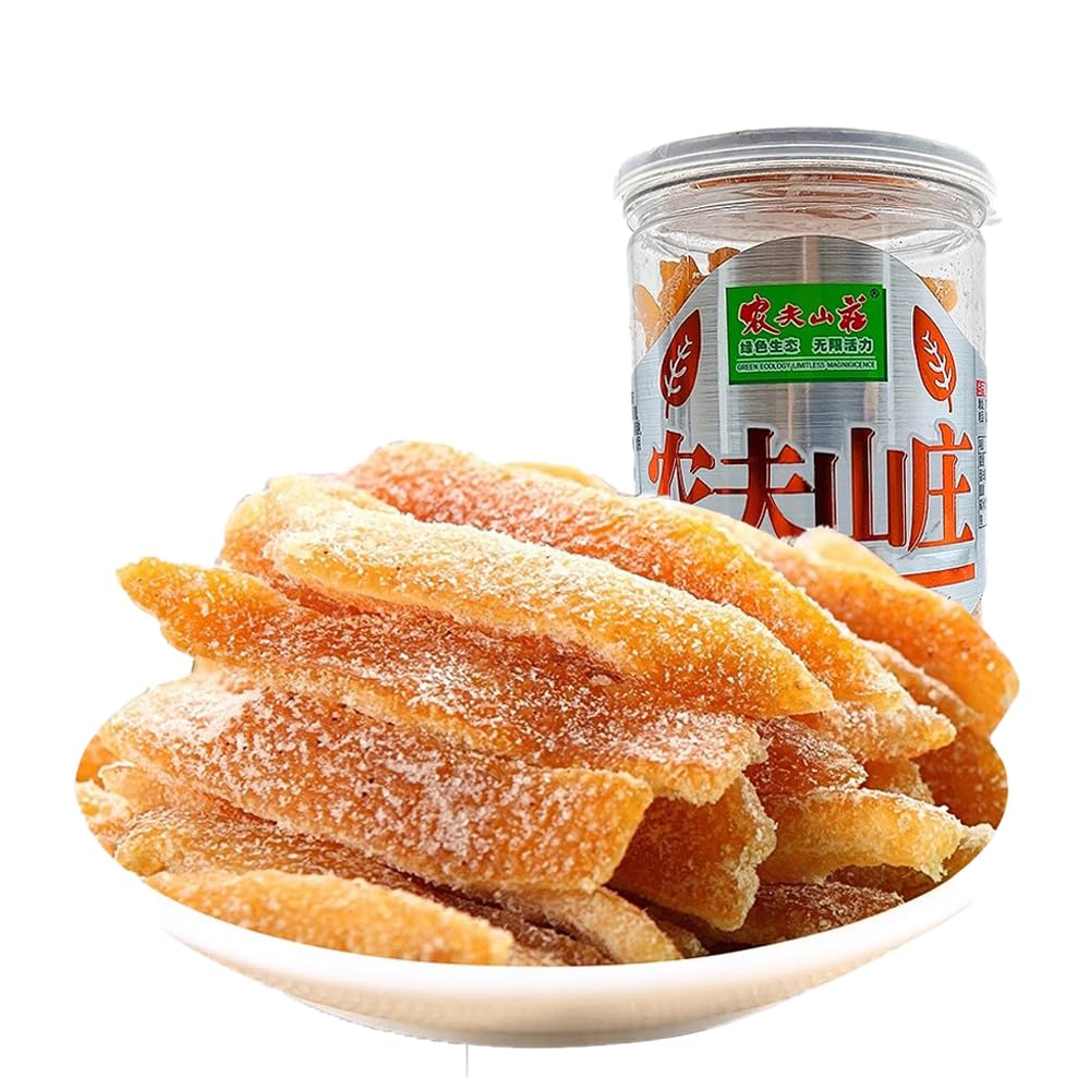 Phuumy Dried Plums - 5.64oz Unsweetened Orange Peel Prunes, Pitted Chinese Snacks