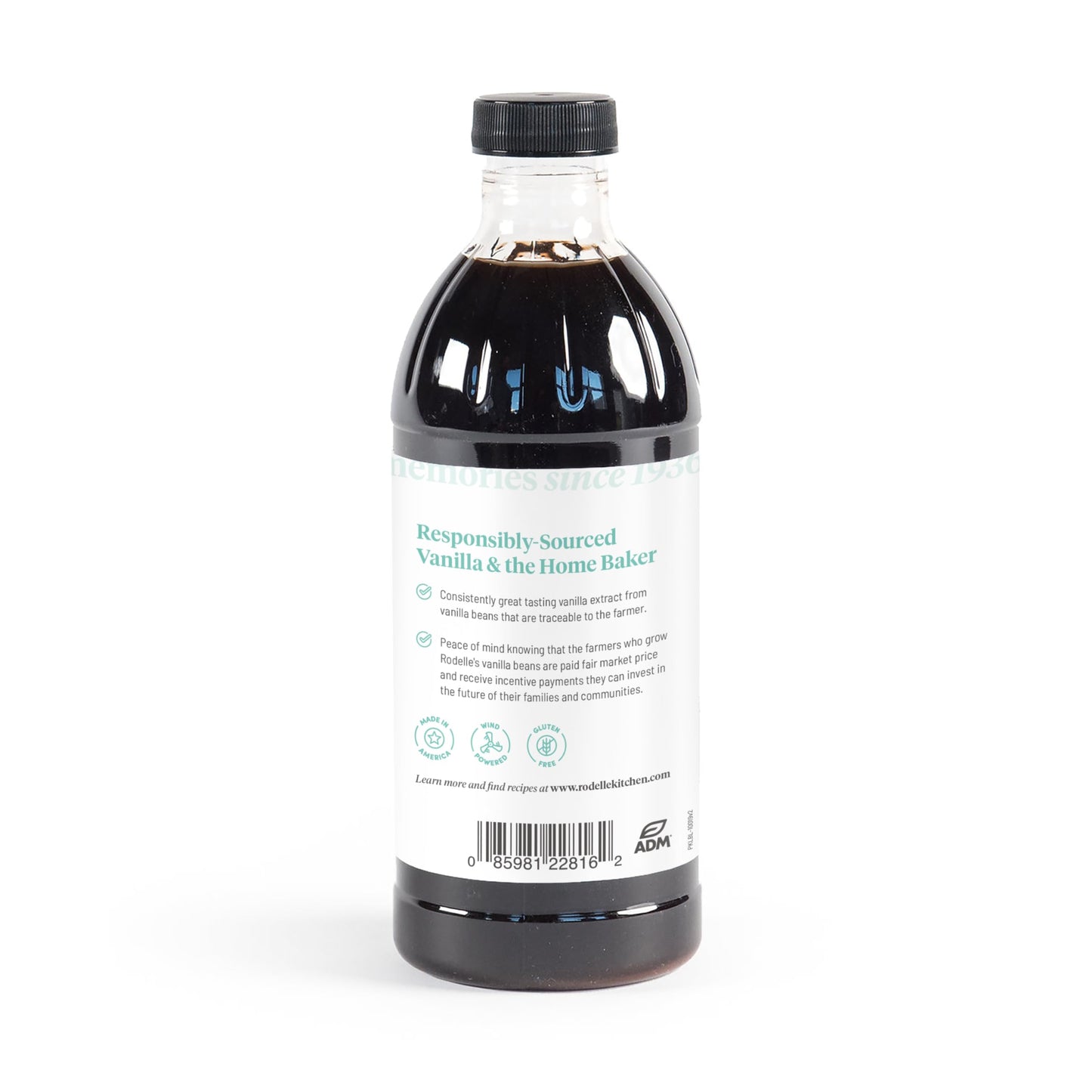 Rodelle Pure Madagascar Spirit-Inspired Flavor Vanilla Extract, 16 Oz