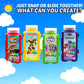 Drink Blocks Sugar-Free, Dye-Free, BPA-Free, Naturally Flavored Water - Bottles Click Together for Creative Building Fun! (Pack