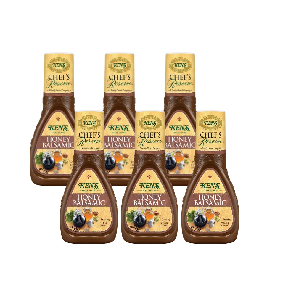 Ken'S Steak House Chef'S Reserve Honey Balsamic Dressing (9 Fl Oz (Pack Of 6))