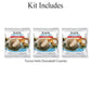 Rada Tuscan Herb Cheeseball Mix, Made in USA, Pack of 3
