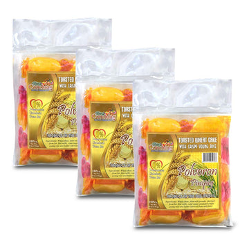 Aling Conching Polvoron, Pinipig, 10 Piece, 6 Oz (170G), 3 Pack