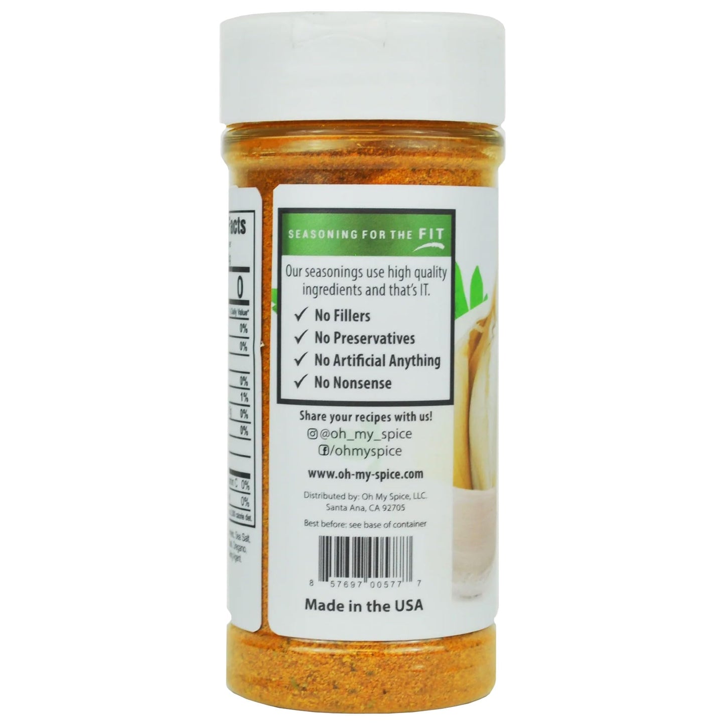 Garlic Powder And Herb Seasoning - Gluten Free & Low Sodium Garlic Salt Mix For Salad, Steak, Taco, Chicken & Salmon. Vegan Spic