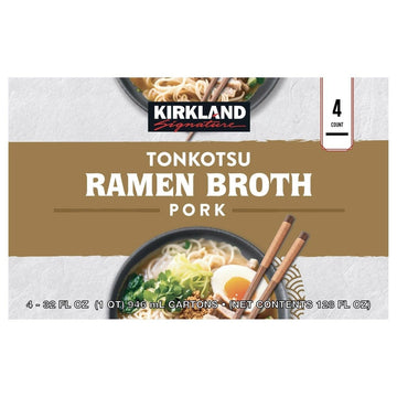 Kirkland Signature Tonkotsu Pork Ramen Broth, 32 Fluid Ounce (Pack of 4)