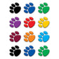 Teacher Created Resources Colorful Paw Prints Mini Accents, 36 Per Pack, 6 Packs