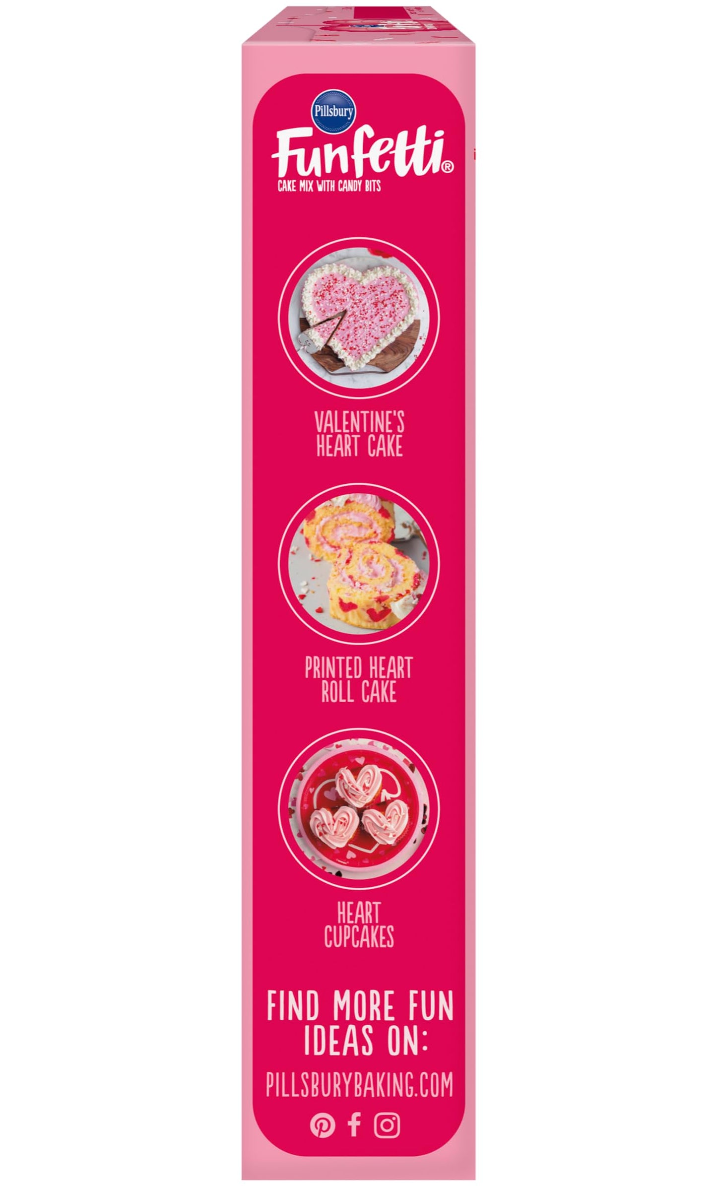 Funfetti Cake & Cupcake Mix With Candy Bits, 15.25 Oz Box (Pack Of 3)