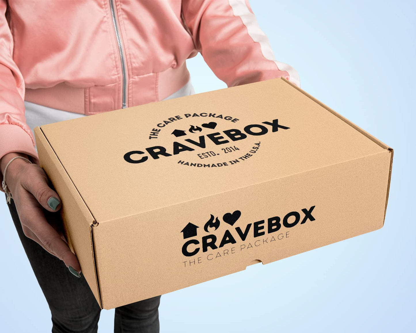 Cravebox Snacks Box Variety Pack Care Package (85 Count) Christmas   Gift Boxes Pack Mature-Themeds Kids Guys Girls Women Men Boyfriend Candy Birthday Cookies Chips College Student Sampler Office School