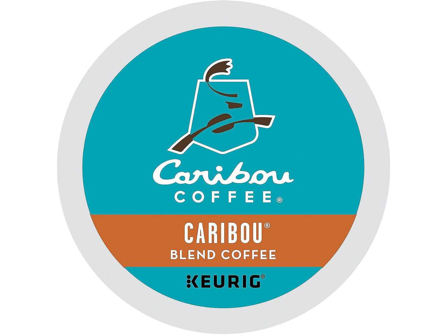 Caribou Coffee Keurig Single-Serve K-Cup Pods, Caribou Blend Medium Roast Coffee, 24 Count