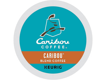Caribou Coffee Keurig Single-Serve K-Cup Pods, Caribou Blend Medium Roast Coffee, 24 Count