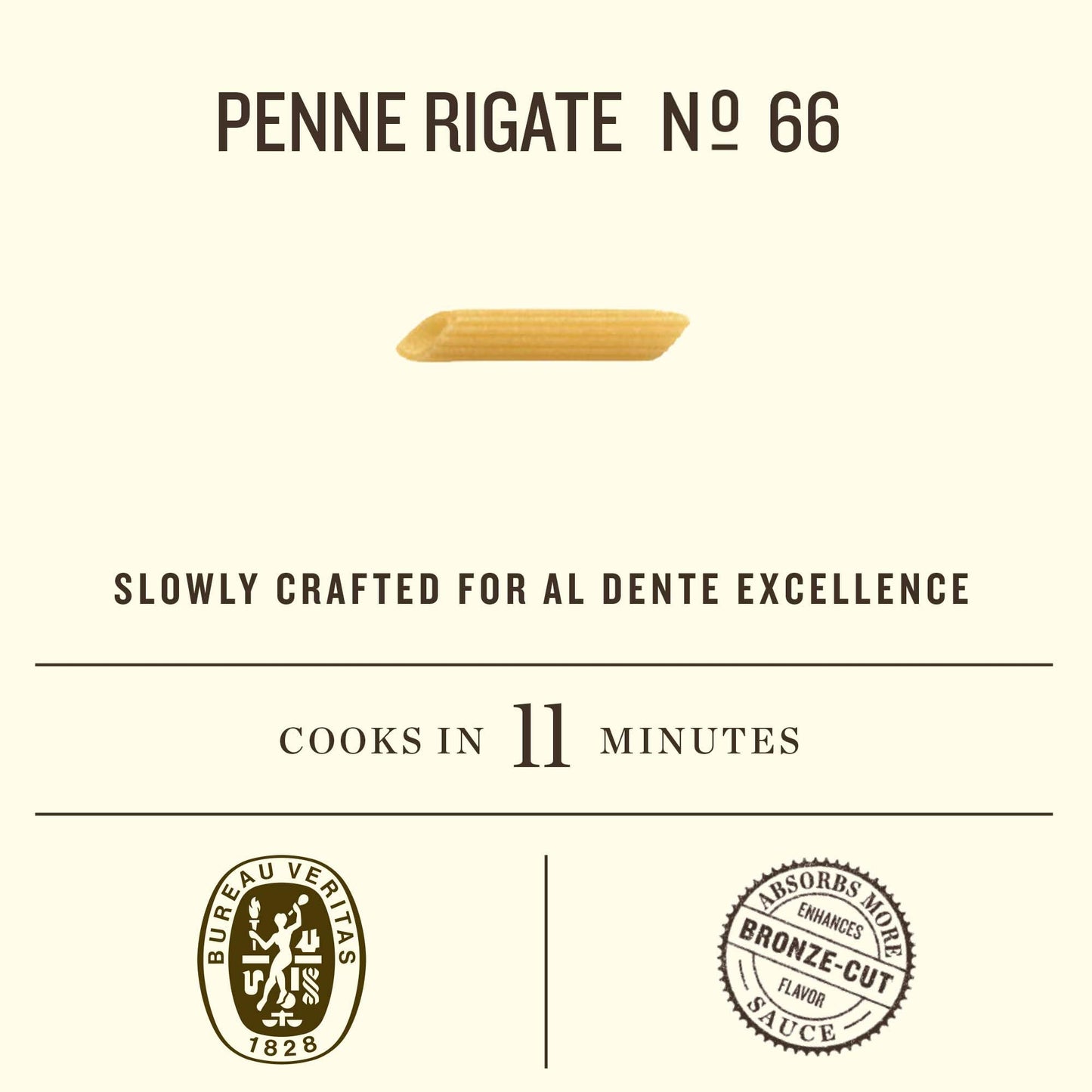 Rummo Penne Rigate Pasta N.66 - Penne Pasta Noodles, Dry Pasta, Durum Wheat Semolina Penne, Pasta From Italy - 16 Ounce (Pack Of