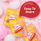 Starburst Minis All Pink Fruit Chews Candy, 8 Oz Grab N Go Resealable Bag (Pack Of 8)