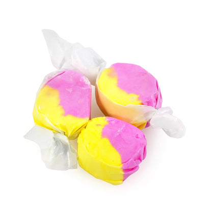 Sweet Candy Company Salt Water Taffy Individually Wrapped- Salt Water Taffy Candy Bulk, Old Fashioned Strawberry Banana, Soft an
