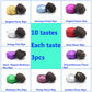 Lwxljmjzc-Ripe Puerh Tea Mini Cake 30Pcs(10 Tastes*3Pcs) |Yunnan Pu-Erh Tea |Rice Balls (Cook&Uncook) Puerh Tea | Mini Tuo Cha Black Tea