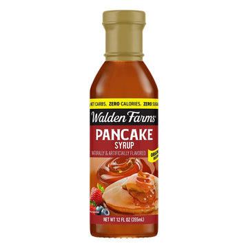 Walden Farms Pancake Syrup 12 Oz. Sweet Syrup | Near Zero Fat, Sugar And Calorie | For Pancakes | Waffles | French Toast | Ice C