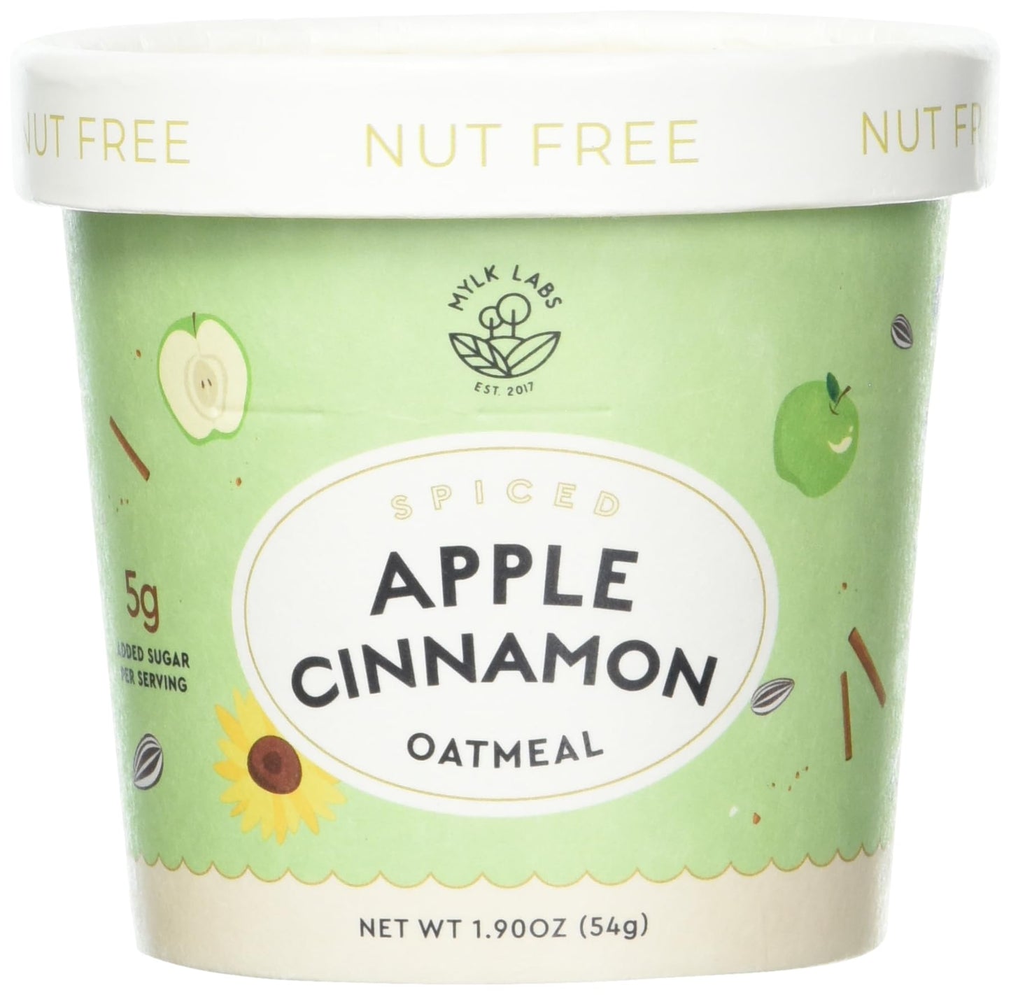 Granny Smith Apple & Sunflower Cinnamon Oatmeal Cup