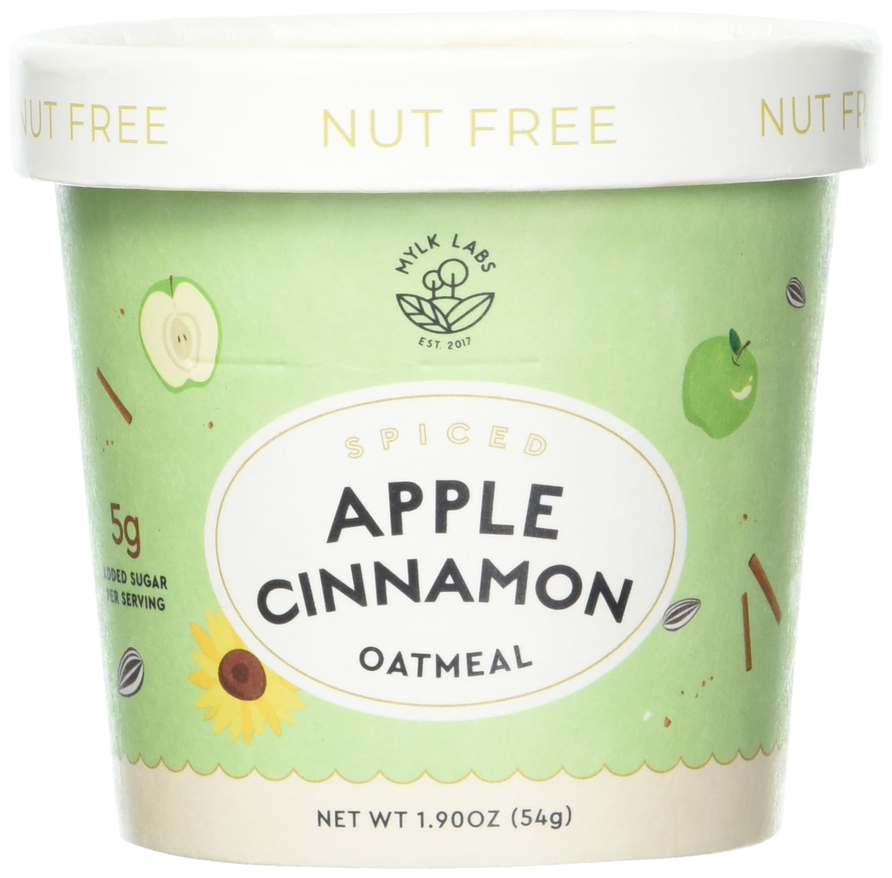Granny Smith Apple & Sunflower Cinnamon Oatmeal Cup