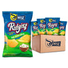 Wise Snacks Ridgies Sour Cream And Onion Potato Chips Bulk Snack For Fun And Tasty Snacking 0.75 Ounce 40 Count, Gluten Free, 0G