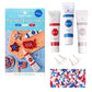 Sweets Indeed Frosting Kit plus Sprinkles Frosting Tubes nozzles 11.71 ounces Perfect for baking and cookie decoarting (4th of J