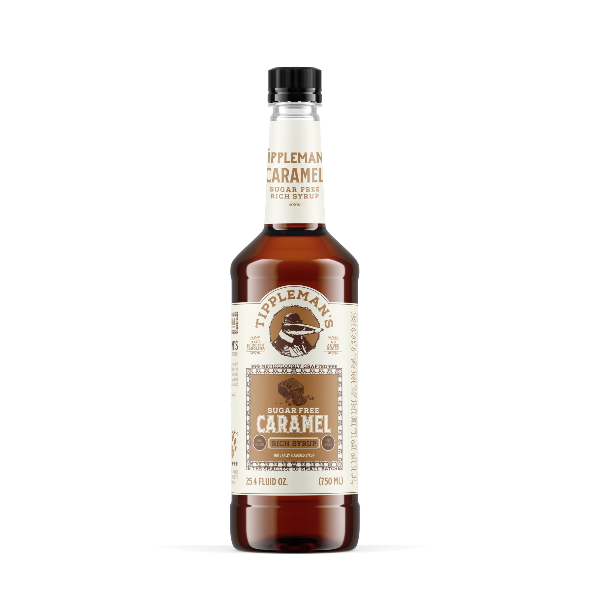 TipplemanS Sugar Free Caramel Coffee Syrup  Zero-Sugar  Great For Drinks  Lattes & Espressos - 750Ml Bottle Fits Pump