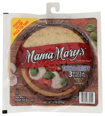 MAMA MARYS PIZZA CRUST 7IN THN CRSP, 9 OZ