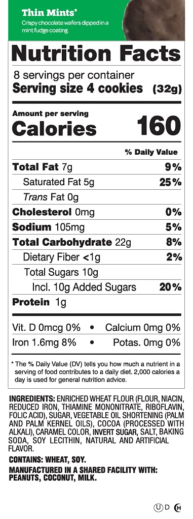 Girl Scout Thin Mints Cookies (5 Boxes)