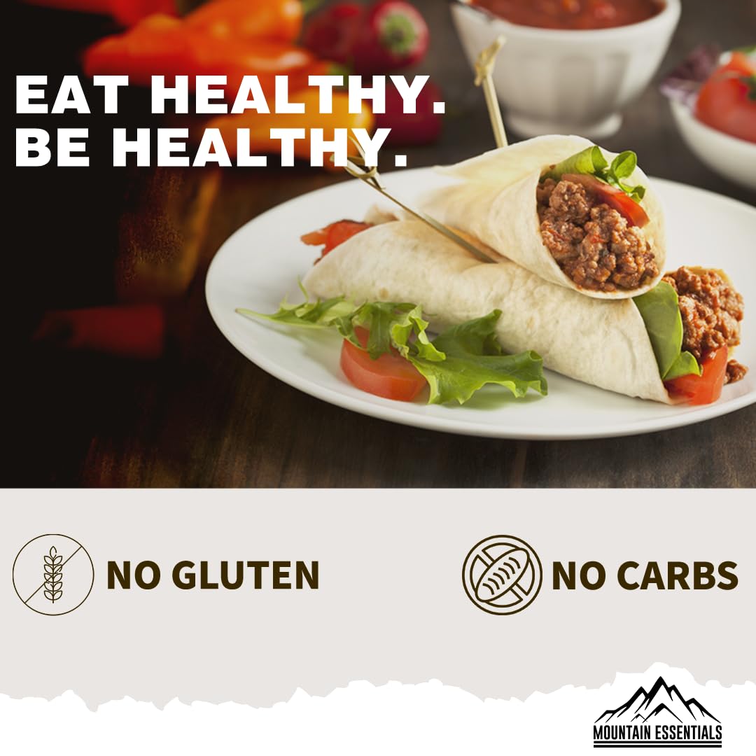 MOUNTAIN ESSENTIALS Fully Cooked Ground Beef, 14 Oz Canned Meat, Pack of 6, 5 Years Shelf Life, Ready to Eat