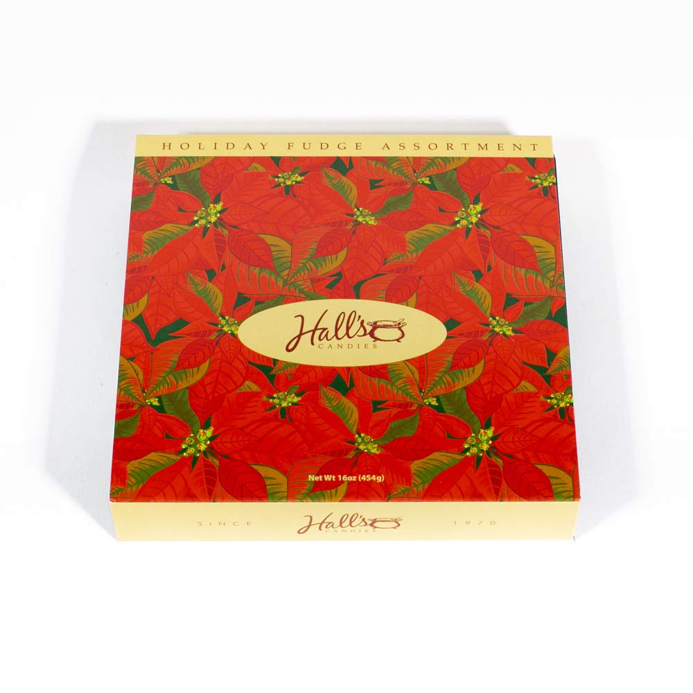 Hall'S Assorted Fudge ''Merry Christmas'' Gift Box, 16 Oz.