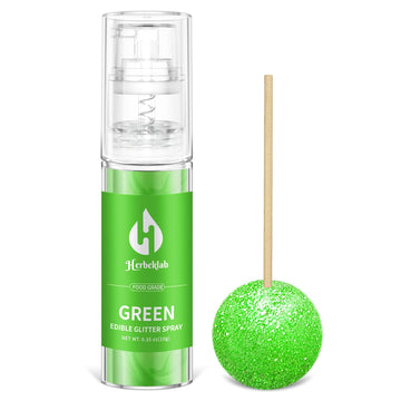 Green Edible Glitter - Edible Glitter Spray 10g Edible Green Glitter for Cakes Food Grade Drink Glitter Green Edible Glitter for