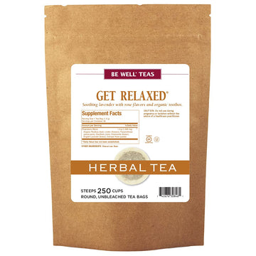 The Republic of Tea Be Well Teas Herbal Tea, Relaxed Blend, 250 Count Refill Pack