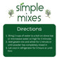 Simple Mixes Natural Orange Gelatin Mix, 3.0 Oz (Pack Of 6)