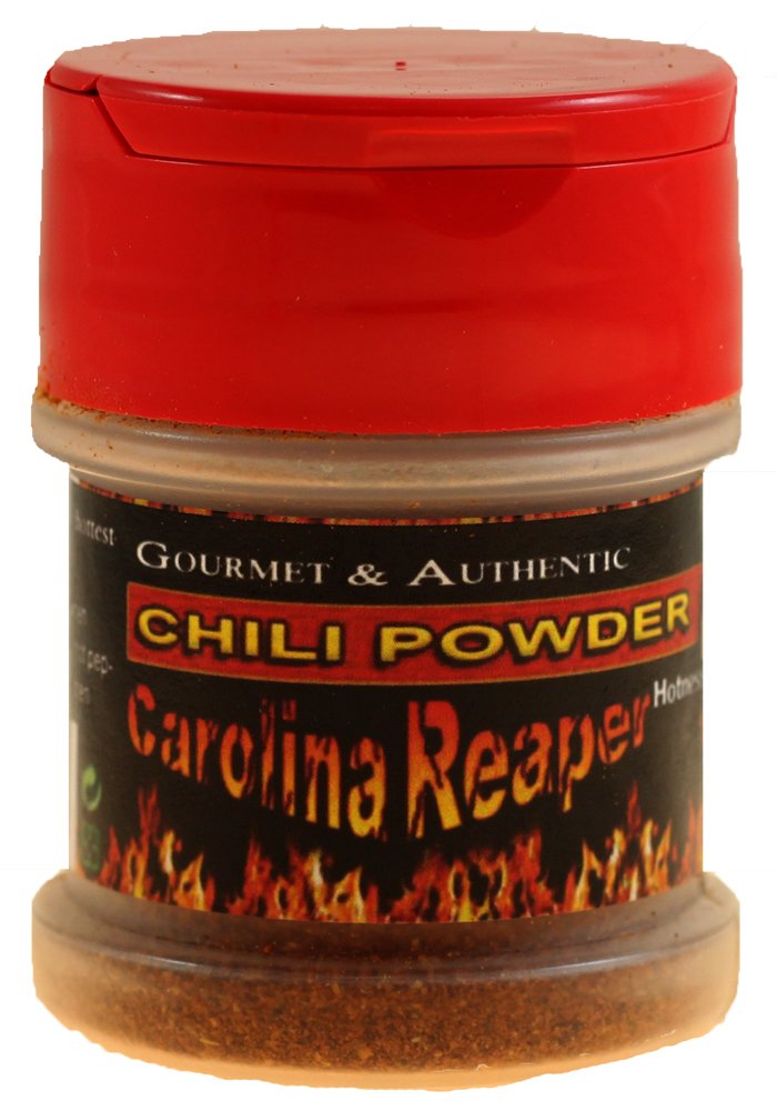 Magic Plant Carolina Reaper Pepper Ground Powder | All Natural, Fair Trade | 0.5 Oz | Red
