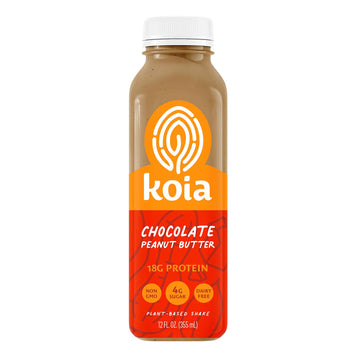 Koia Protein Ready To Drink Plant Protein Shake, Dairy Free, Gluten Free, Soy Free, Non GMO, Kosher, Vegan, Chocolate Peanut But