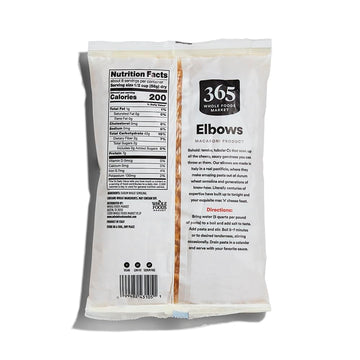 365 By Whole Foods Market, Pasta, Elbows, 16 Ounce