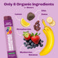 Sweet Nothings Banana Berry Organic Squeezable Smoothie Pops, 24 Pack, 2 Ounce, Dye-Free, No Added Sugar, Dairy-Free, Vegan