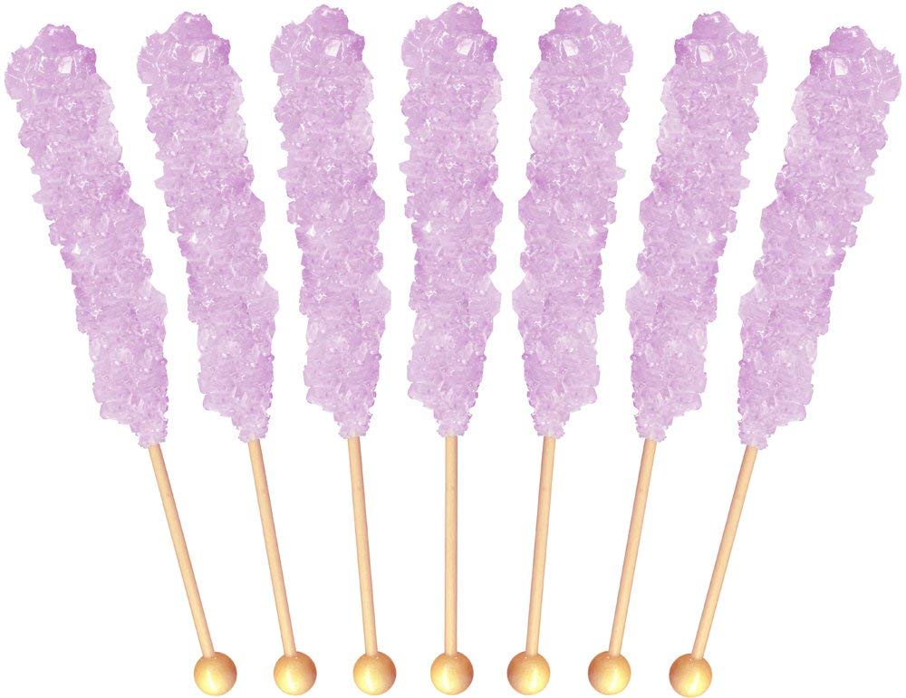 Buffalo Bills Tutti-Frutti (Lavender) Rock Candy On A Stick (36-Ct Tub Lavender Rock Candy Sticks)