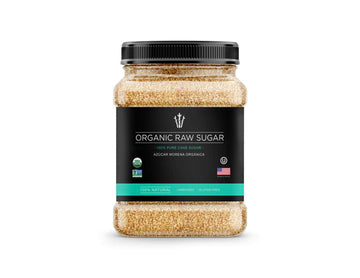 Akenton Organic Raw Cane Sugar, 2.7 Lb Resealable Bag | 100% Natural, Unprocessed, Unbleached, Unrefined Sugar And Gluten-Free, 